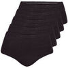 Culottes & slips Athena Culottes menstruelles taille haute, lot de 5 Noir