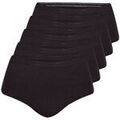 Culottes & slips Athena Culottes menstruelles taille haute, lot de 5 Noir