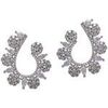 Boucles oreilles Avant-Garde Paris Corneliaia Argent&eacute;