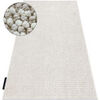 Tapis Rugsx Tapis CASABLANCA LOOP blanc / beige boucl&eacute;, 200x200 cm Blanc 200x200 cm. . Maison & D&eacute;co > Tapis.