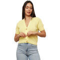 Gilets sur Grenoble : Gilet La Modeuse Gilets, cardigans pour femme - Jaune -