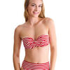 Maillots de bain Lisca Haut maillot de bain bandeau pr&eacute;form&eacute; BONDI BEACH Rouge