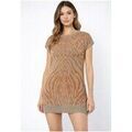 Robe courte Kebello Robe F, Beige Grenoble