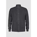 Gilets sur Grenoble : Gilet Enorsia Cardigan tricot&eacute; boutonn&eacute; tout le long Noir