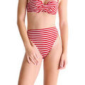 Maillots de bain sur Grenoble : Maillots de bain Lisca Bas maillot slip de bain &eacute;chancr&eacute; taille haute BONDI BEACH Rouge