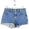 Short Levis Mini short en coton bleu