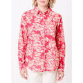 Chemises sur Grenoble : Chemise La Fiancee Du Mekong Chemise imprim&eacute;e droite voile de coton bio FEBINY Rose