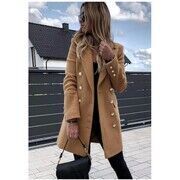 Manteau Kebello Manteau Mi Long F, Marron