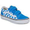 Baskets basses enfant Vans Old Skool V COLOR THEORY CHECKERBOARD Bright Azure