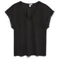 Tee-shirts sur Grenoble : T-shirt Vero Moda TEE SHIRT VMIBILSA S/S - Noir - L