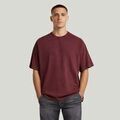 T-shirt G-Star Raw D26860-C756 WASHED BOXY-H808 PORT RED SMOKEY