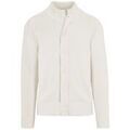 Gilets sur Grenoble : Gilet Bomboogie MM8220 KNY5 HIGH NECK CARDIGAN-00 OPTIC WHITE