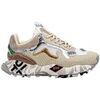 Baskets basses Ex&eacute; Shoes EX&Eacute; Sneakers 134-28 - Beige/Silver Lea/Fab Beige