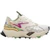 Baskets basses Ex&eacute; Shoes EX&Eacute; Sneakers 3020-8A - Green Fuxia Lea Blanc