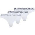 Culottes & autres bas
sur Grenoble : Slips Karl Lagerfeld Logo Brief 3p Blanc