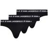 Slips Karl Lagerfeld Logo Brief 3p Noir