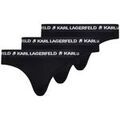 Culottes & autres bas
sur Grenoble : Slips Karl Lagerfeld Logo Brief 3p Noir