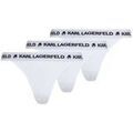 Culottes & autres bas
sur Grenoble : Slips Karl Lagerfeld Logo Brazilian 3p Blanc