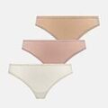Culottes & autres bas
sur Grenoble : Slips Tommy Hilfiger 3 Pack Lace Thong Multicolore