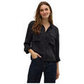 Chemises sur Grenoble : Chemise Aware CHEMISE VMFABIANA LS SHIRT VMA NOOS - Noir - XL
