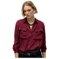 Chemises sur Grenoble : Chemise Aware CHEMISE VMFABIANA LS SHIRT VMA NOOS - ZINFANDEL - S