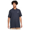 Polo Nike POLO M NK CLUB PQ MATCHUP - OBSIDIAN/WHITE - S