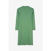 Robe courte Enorsia Robe cr&ecirc;pe &agrave; c&ocirc;tes moulante midi Vert