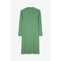 Robe courte Enorsia Robe cr&ecirc;pe &agrave; c&ocirc;tes moulante midi Vert