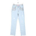Jeans Chiara Ferragni Jean droit en coton bleu Grenoble
