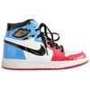 Baskets montantes Nike Baskets en cuir verni bleues