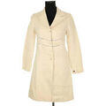 Manteaux sur Grenoble : Manteau Ermanno Scervino Veste en lin &eacute;cru Beige