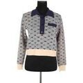 Polo Le Mont Saint Michel Pull en laine marine
