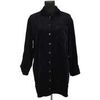 Chemise S&eacute;zane Robe en coton noire Noir