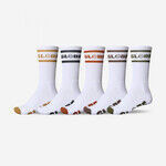 Chaussettes Globe Tilt hi crew sock 5 pack