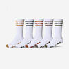 Chaussettes Globe Tilt hi crew sock 5 pack