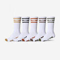 Chaussettes Globe Tilt hi crew sock 5 pack