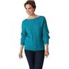 Pull Daxon by - Pull encolure bateau torsad&eacute; Bleu