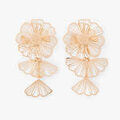 Boucles d'oreille sur Grenoble : Boucles oreilles Lollipops Boucles d'oreilles fleurs pendantes Dor&eacute;