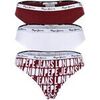 Strings Pepe jeans Femme String Paquet de 3 Multicolore