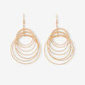 Boucles oreilles Lollipops Boucles d'oreilles multi cercles Romantique Dor&eacute; Grenoble