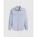 Chemise Levis 85745 0155 - CLASSIC WESTERN-EVERGREEN LT CHAMBRAY Grenoble
