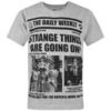 T-shirt enfant Strange Hill High Character T-shirt &agrave; manches courtes Gris