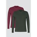 T-shirt Enorsia Lot de 2 T-shirts &agrave; manches longues en coton Multicolore Grenoble