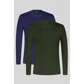 Tee-shirts sur Grenoble : T-shirt Enorsia T-shirt manches longues coupe r&eacute;guli&egrave;re - Lot de 2