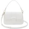 Sac &agrave; main Lacoste Sac porte epaule Ref 66617 A56 Farine 23.5*16*7 cm Blanc
