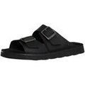 Mules homme sur Grenoble : Mules Clarks Sandales &agrave; brides Solsbury Noir