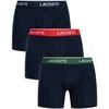 Cale&ccedil;ons Lacoste Pack de 3 boxers Noir