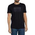 Tee-shirts sur Grenoble : T-shirt EAX T-shirt &agrave; motif r&eacute;p&eacute;t&eacute; Slim Brand Bleu