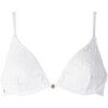 Maillots de bain Brigitte Bardot Haut de maillot de bain triangle armatur&eacute; blanc Macram&eacute; Blanc