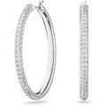 Boucles d'oreille sur Grenoble : Boucles oreilles Swarovski Cr&eacute;oles Stone Blanc